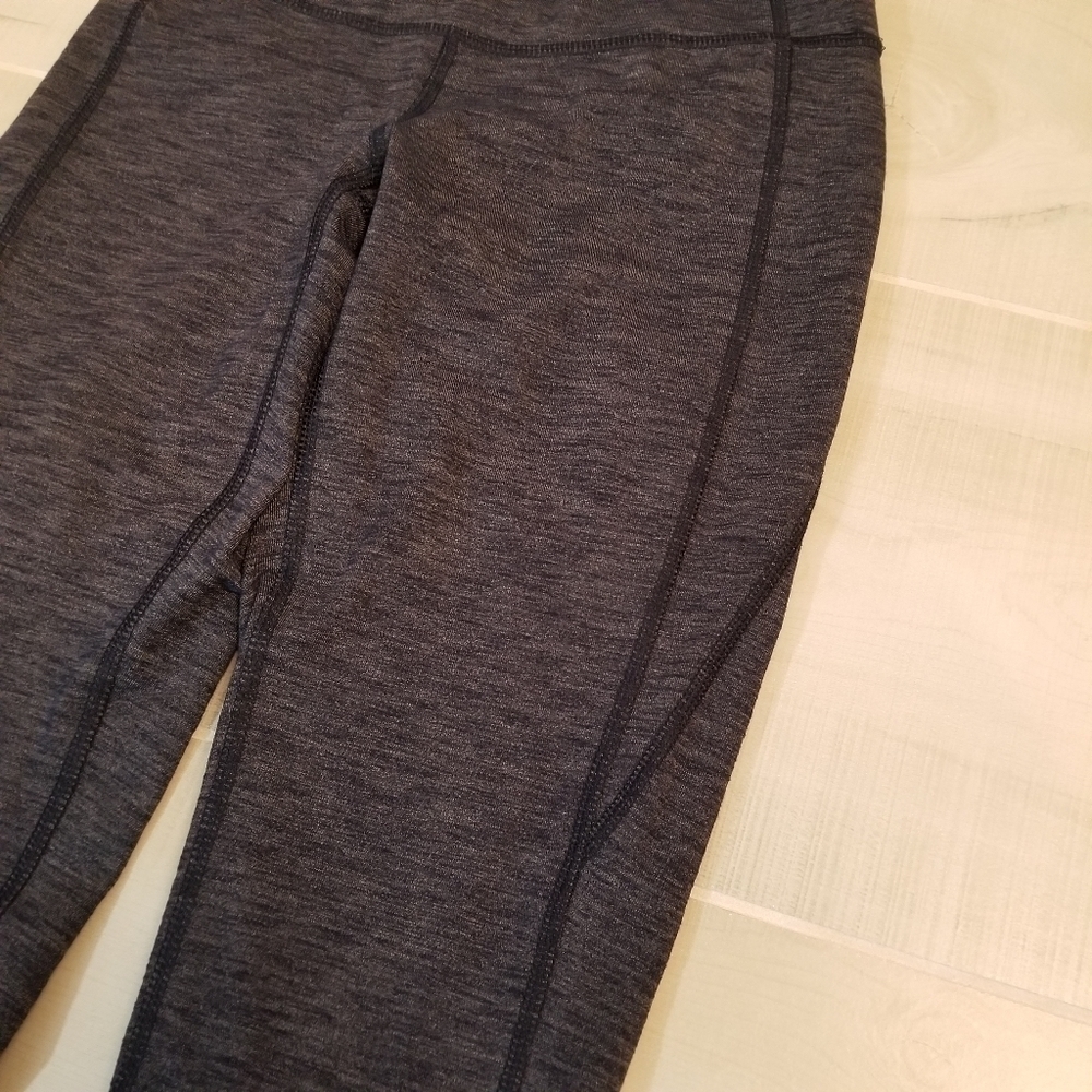 {XS} Lucy Athletic Heathered Navy Blue Yoga Pant - Picture 4 of 8